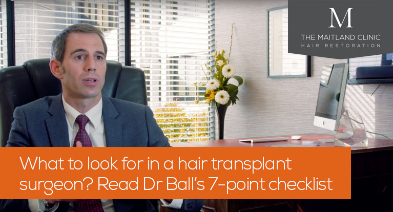 What to look for in a hair transplant surgeon