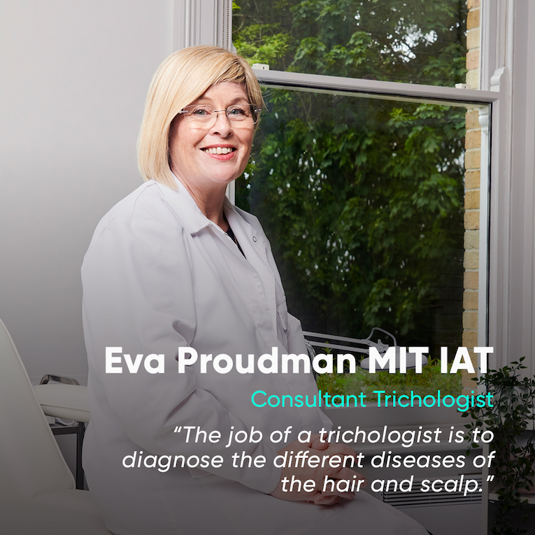 Eva Proudman in The Hair Loss Clinic